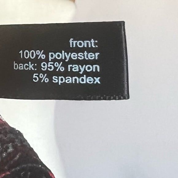 The Limited Blue and Red Patterned Tank Top Blouse Business Casual - Picture 6 of 6